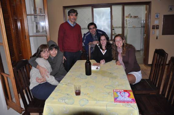 Na casa do Guto, com a Sossa, Leo, Karen e Lulu, em Ribeirão Preto - SP